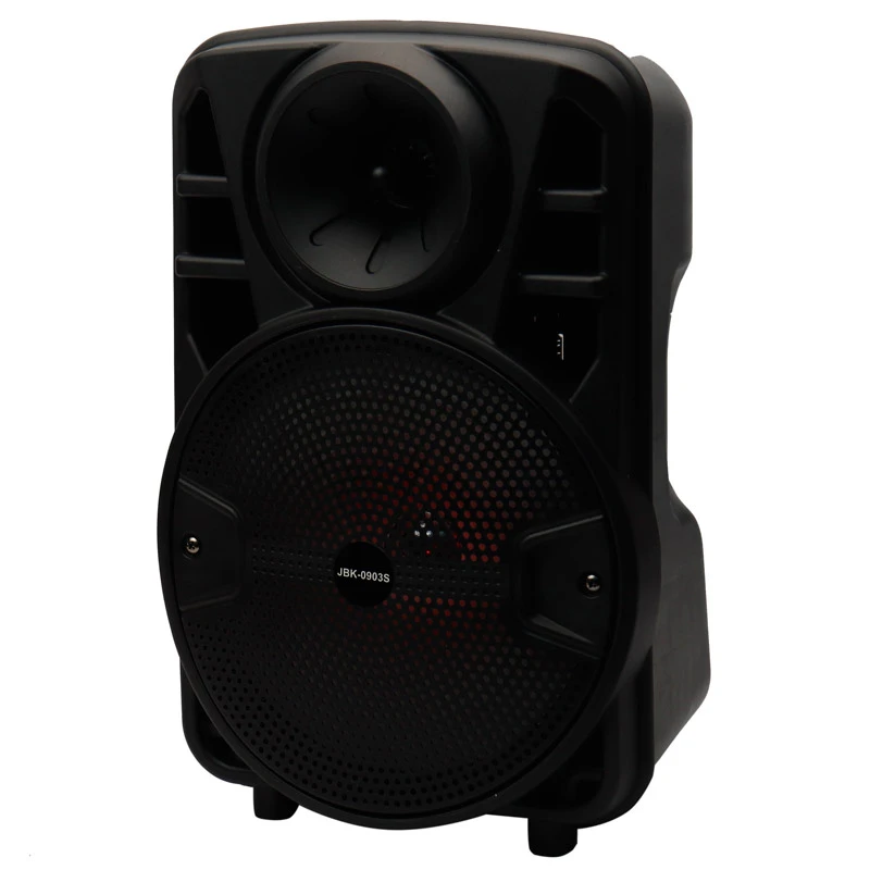 اسپیکر چمدانی بلوتوثی رم و فلش خور JBK-0903S + میکروفون و ریموت کنترل