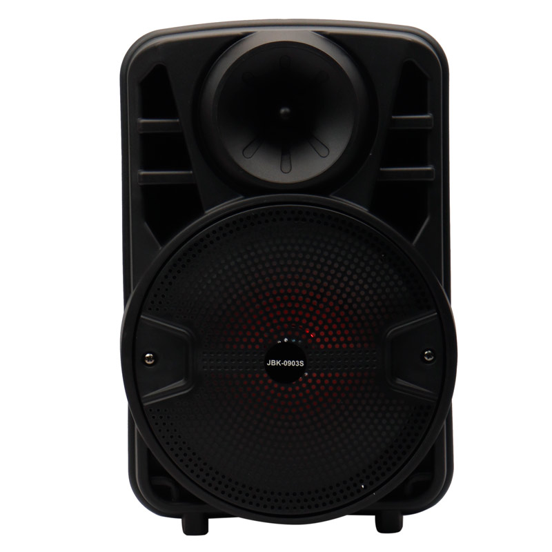 اسپیکر چمدانی بلوتوثی رم و فلش خور JBK-0903S + میکروفون و ریموت کنترل
