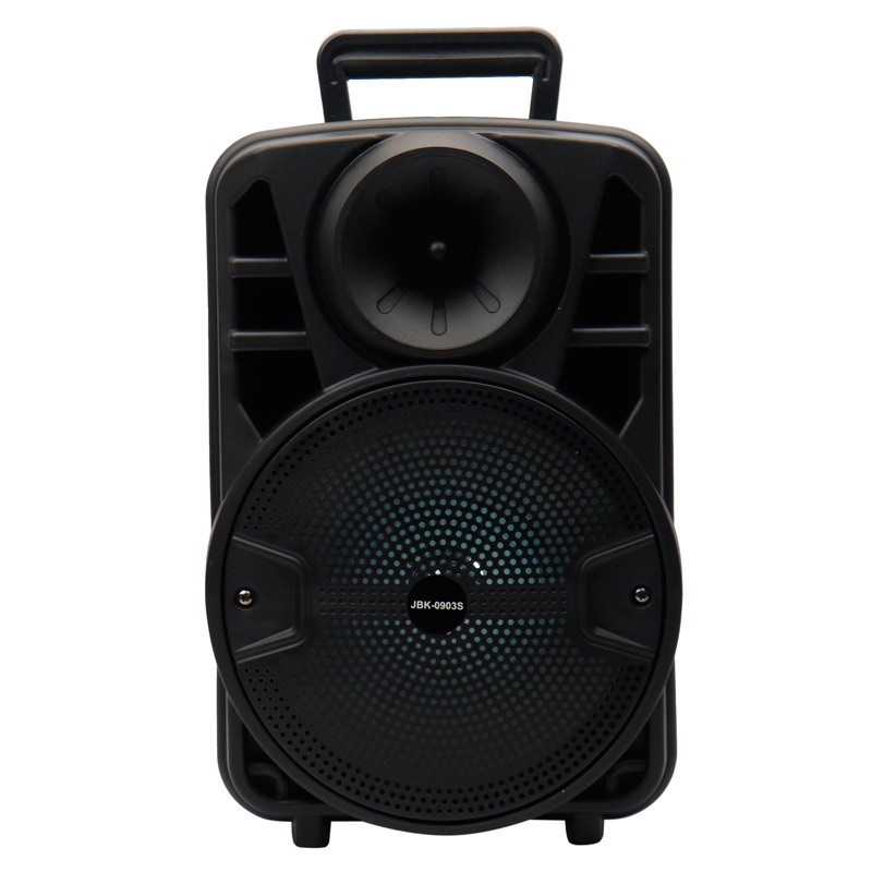 اسپیکر چمدانی بلوتوثی رم و فلش خور JBK-0903S + میکروفون و ریموت کنترل