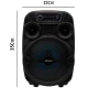 اسپیکر چمدانی بلوتوثی رم و فلش خور JBK-0910