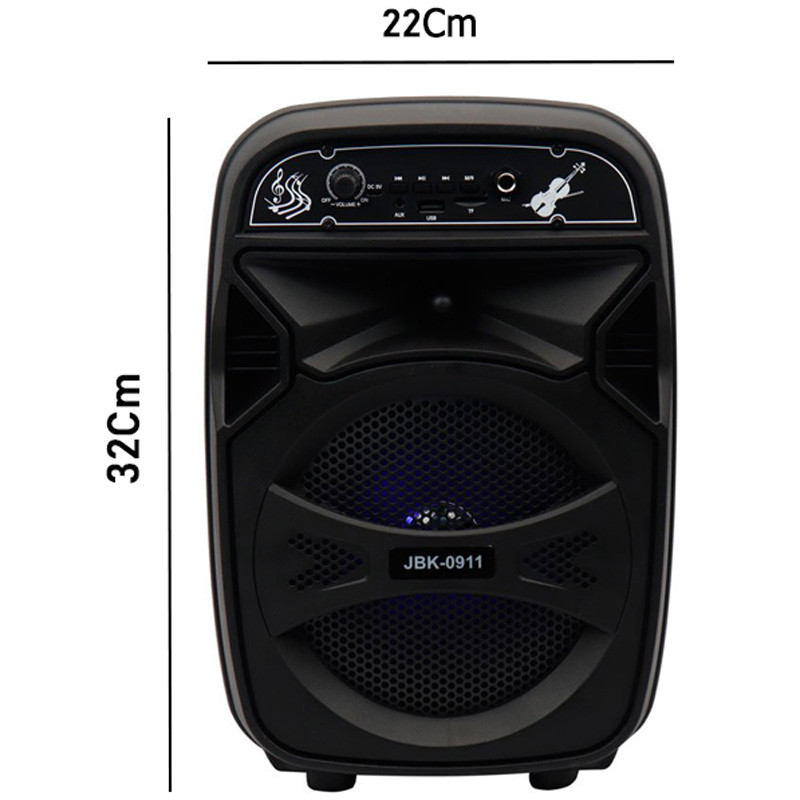اسپیکر چمدانی بلوتوثی رم و فلش خور JBK-0911