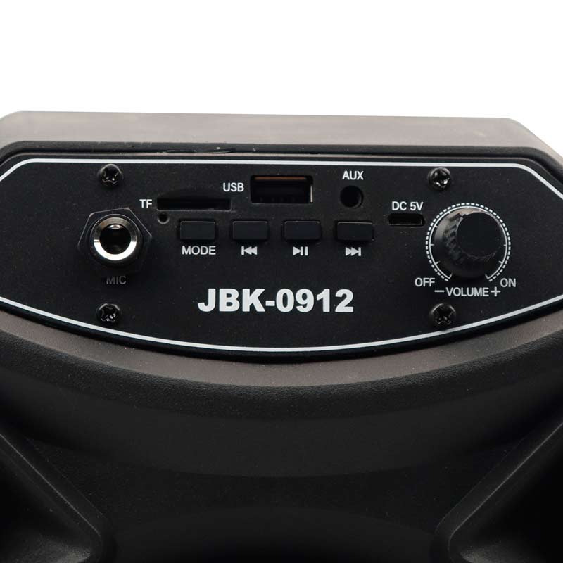 اسپیکر چمدانی بلوتوثی رم و فلش خور JBK-0912