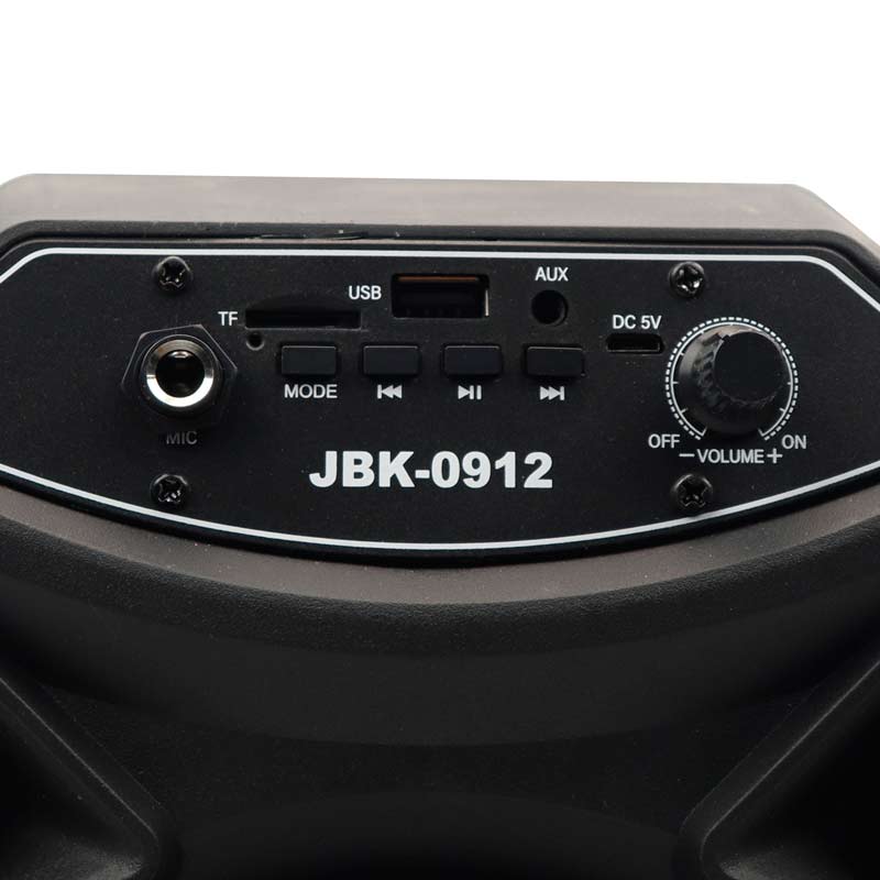 اسپیکر چمدانی بلوتوثی رم و فلش خور JBK-0912
