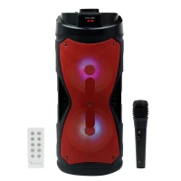 اسپیکر چمدانی بلوتوثی رم و فلش خور KTS-1086 + میکروفون و ریموت کنترل