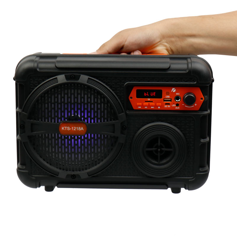 اسپیکر بلوتوثی رم و فلش خور KTS-1218A + میکروفون و ریموت کنترل