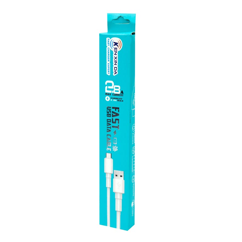 کابل میکرو یو اس بی فست شارژ Ken Xin Da 2.8A 1m