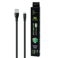 کابل میکرو یو اس بی فست شارژ Ken Xin Da M200 3A 1m