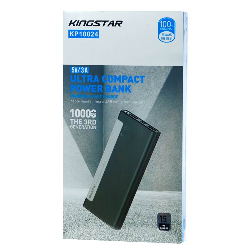 پاور بانک فست شارژ 10000 کینگ استار KingStar KP10024 15W