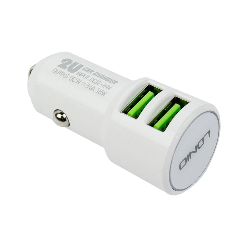 شارژر فندکی LDNIO C309 18W + کابل میکرو یو اس بی