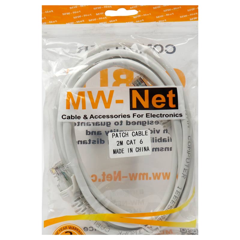 کابل شبکه MW-Net Cat6 2m