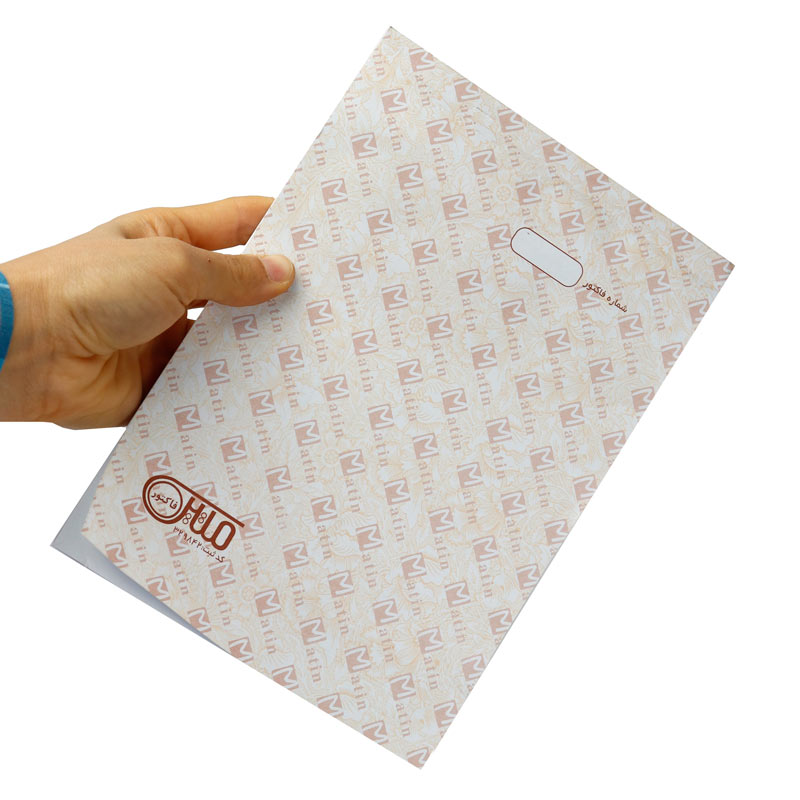 فاکتور فروش سه برگی سفید Matin بزرگ کد 001