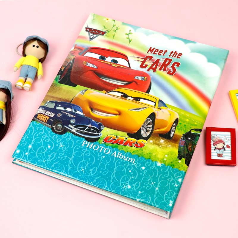 آلبوم عکس چسبی شجره کودک طرح Meet The Car