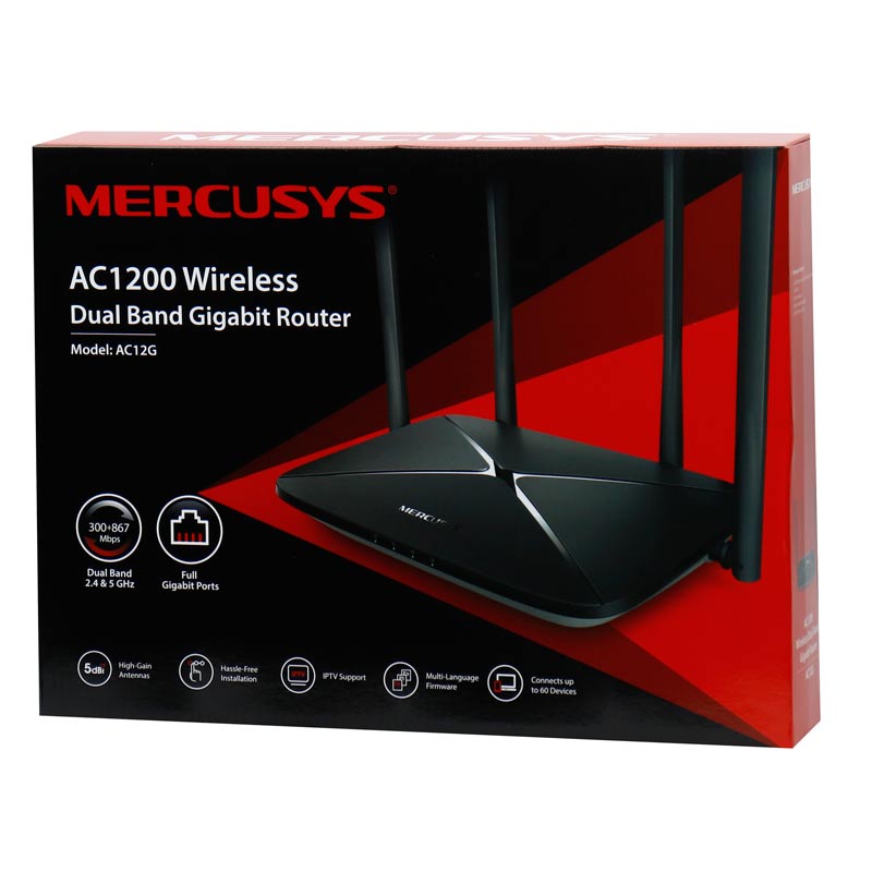 روتر 4 آنتن Mercusys AC12G