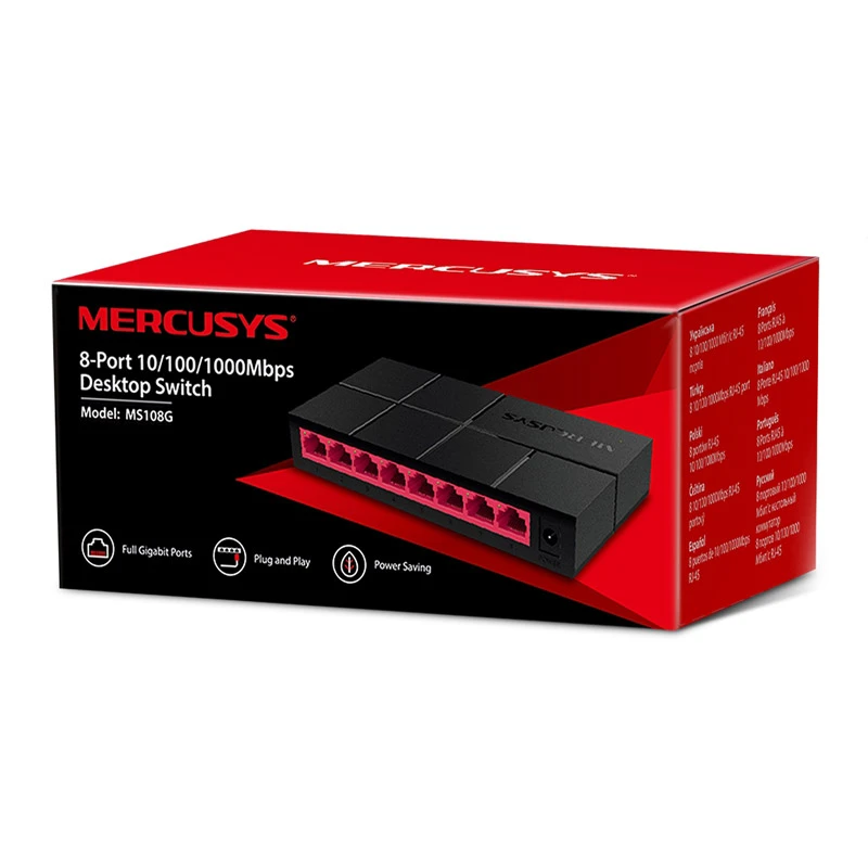 سوییچ Mercusys MS108G 8Port
