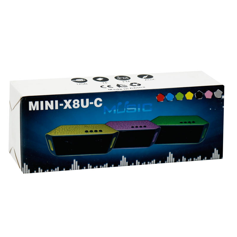 اسپیکر بلوتوثی رم و فلش خور Mini-X8U-C