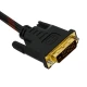 کابل DVI-D (Dual Link) مینی اسکار Minisky طول 3 متر
