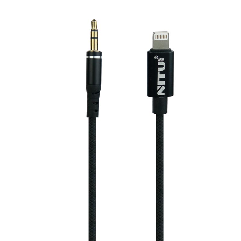 کابل Nitu NT-AUX010 1m Lightning To AUX