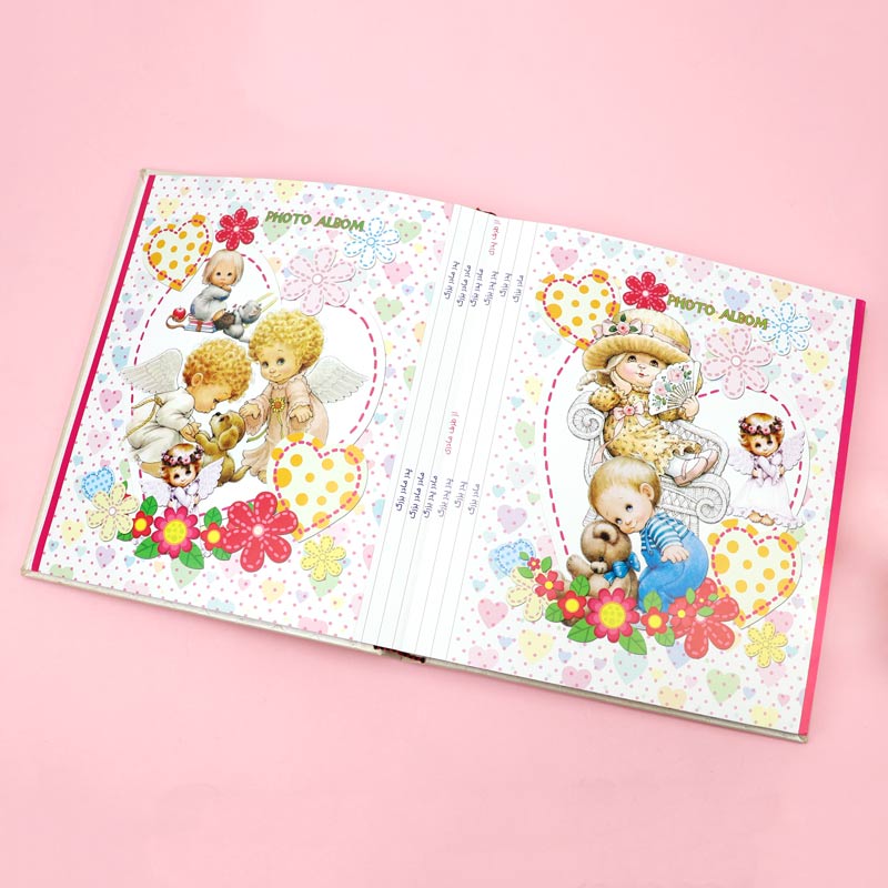 آلبوم عکس چسبی شجره کودک طرح POOH MDF