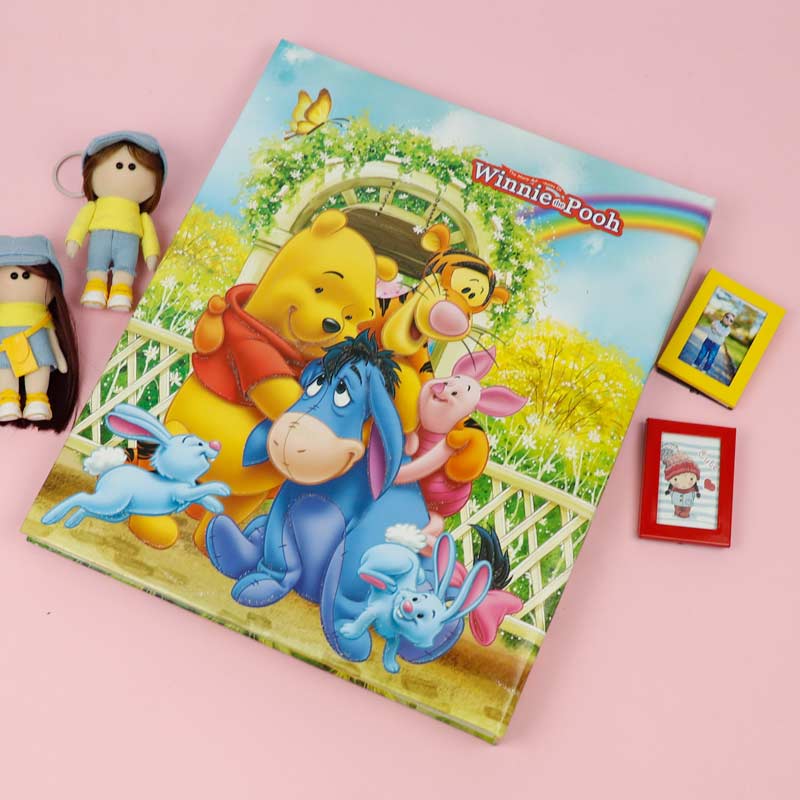 آلبوم عکس چسبی شجره کودک طرح POOH