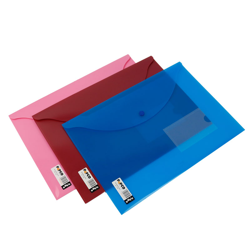 پوشه دکمه دار مات پاپکو Papco A4-116B A4