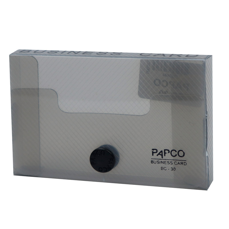 پاکت کارت ویزیت دکمه دار شفاف پاپکو Papco BC-30