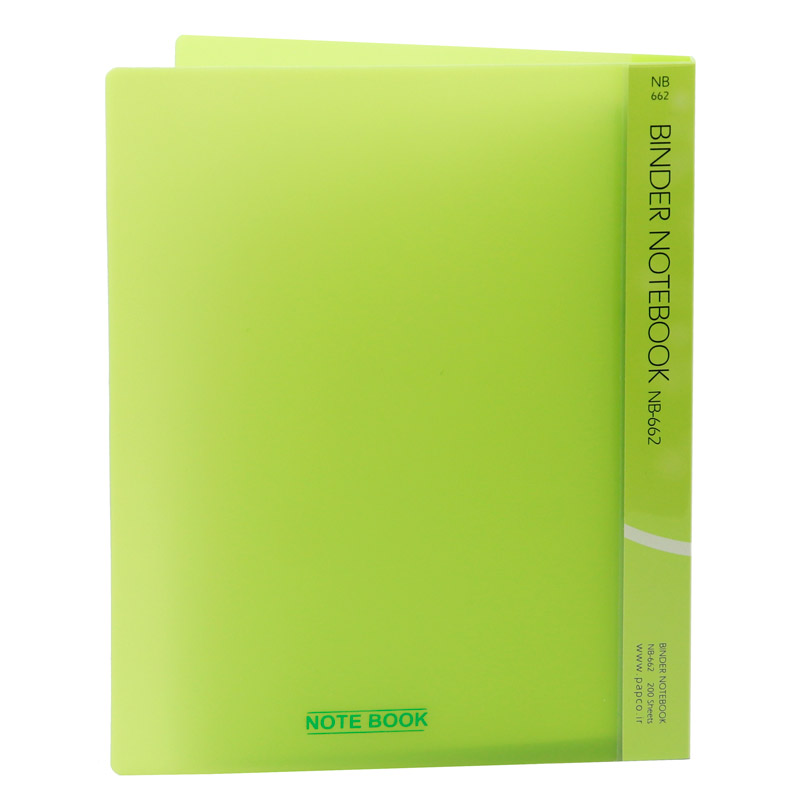 دفتر کلاسوری 200 برگ شفاف پاپکو Papco NB-662