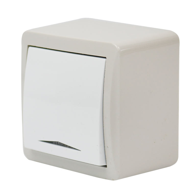کلید تک پل روکار پارت الکتریک Part Electric Shahab PE4045