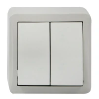 کلید دو پل روکار پارت الکتریک Part Electric Shahab PE4046