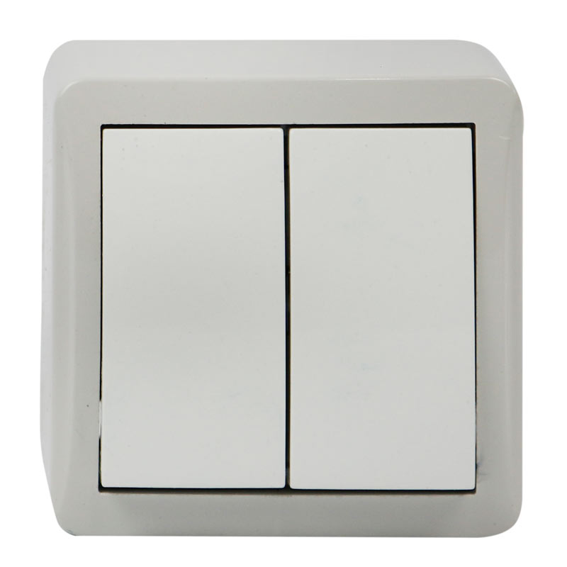 کلید دو پل روکار پارت الکتریک Part Electric Shahab PE4046