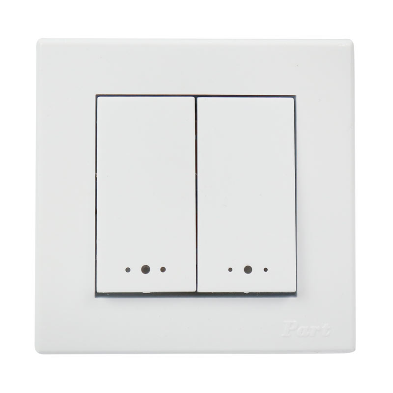 کلید دو پل توکار پارت الکتریک Part Electric Tabesh PE5167