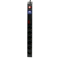 محافظ برق صوتی تصویری 6 خانه ارت دار پارت الکتریک با کابل 1/8 متری Part Electric PE5834