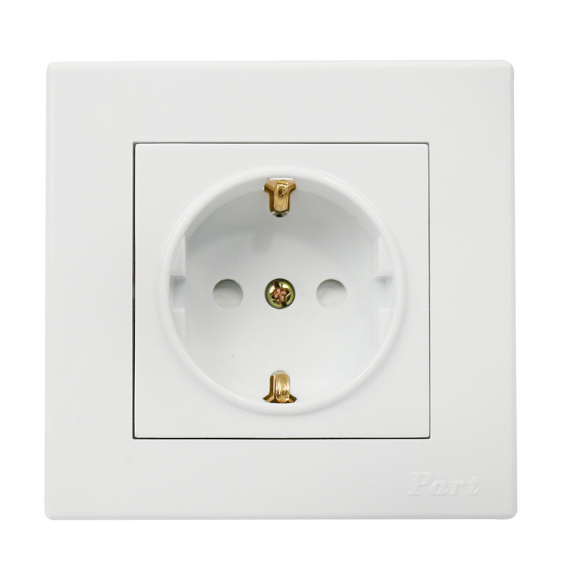 پریز محافظ دار توکار پارت الکتریک Part Electric Tabesh PE5157 ارت دار