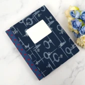 آلبوم عکس فریم پارچه ای طرح دار کد 2 16*21 سانتی متر