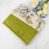 آلبوم عکس طرح گلدار سبز و خاکی 16*21 سانتی متر