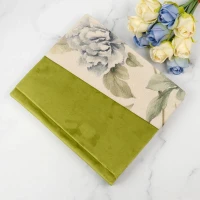 آلبوم عکس طرح گلدار سبز و خاکی 16*21 سانتی متر