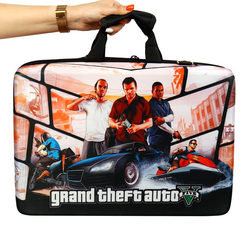 کیف کنسول بازی PS5 طرح 3 کارکتر GTA V