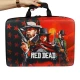 کیف کنسول بازی PS5 طرح Red Dead Redemption زمینه قرمز