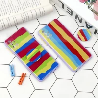 قاب محافظ لنزدار رنگین کمانی پاپ سوکت دار سامسونگ M31s