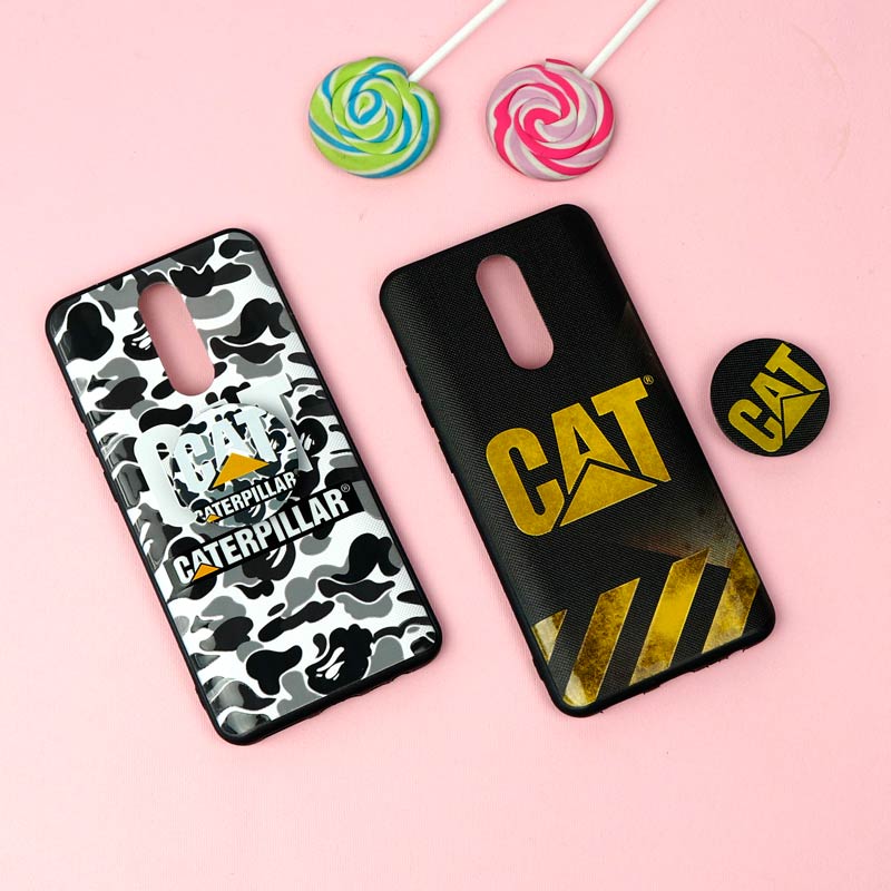 قاب فانتزی برجسته + پاپ سوکت طرح CAT شیائومی Redmi 8 سری D