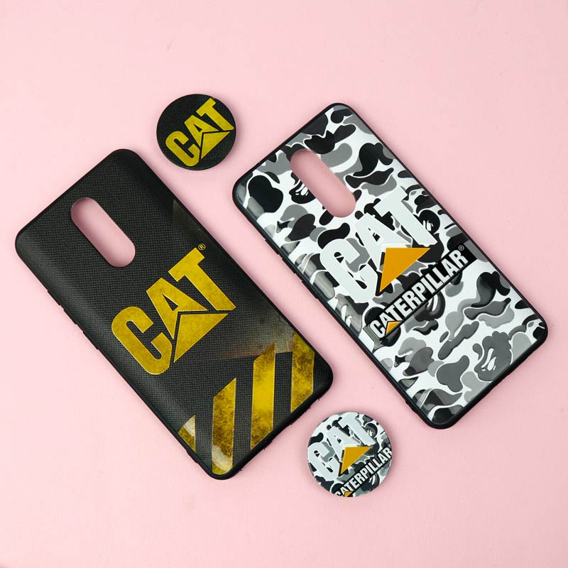 قاب فانتزی برجسته + پاپ سوکت طرح CAT شیائومی Redmi 8 سری D