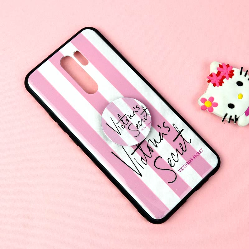 قاب فانتزی برجسته + پاپ سوکت طرح ویکتوریا شیائومی Redmi 9 سری D