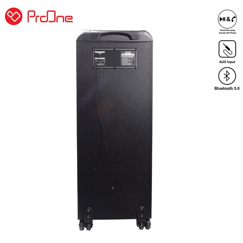 اسپیکر چمدانی بلوتوثی رم و فلش خور ProOne PSB4920 + میکروفن و ریموت کنترل