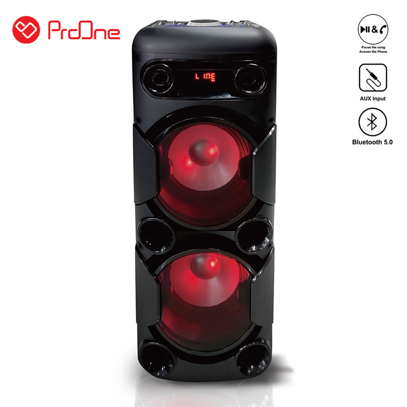 اسپیکر چمدانی بلوتوثی رم و فلش خور ProOne PSB4920 + میکروفن و ریموت کنترل