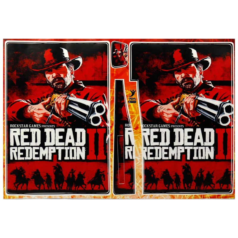 اسکین پلی استیشن 5 طرح Red Dead Redemption 2