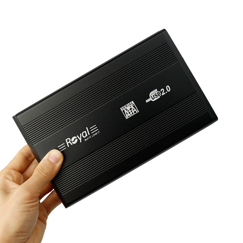 باکس هارد 3.5 اینچی HDD رویال RH-3520 + آداپتور