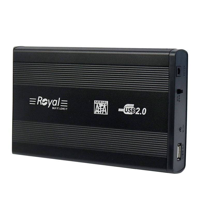باکس هارد 3.5 اینچی HDD رویال RH-3520 + آداپتور