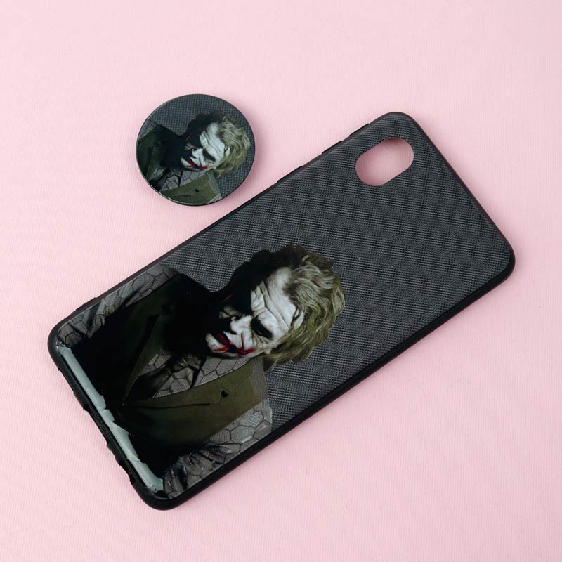 قاب فانتزی برجسته + پاپ سوکت طرح Joker سامسونگ A01 Core سری D