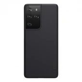 قاب اورجینال ضدضربه Super Frosted نیلکین Samsung S21 Ultra مشکی