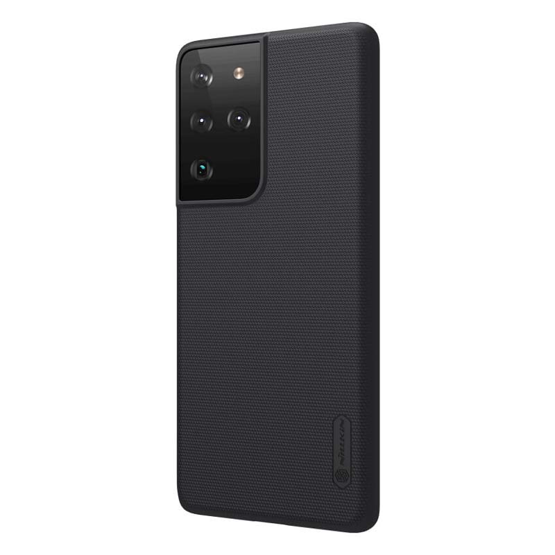 قاب اورجینال ضدضربه Super Frosted نیلکین Samsung S21 Ultra مشکی