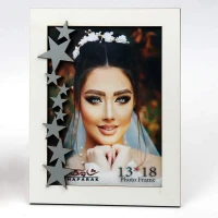 قاب عکس شاپرک طرح ستاره 13*18 سانتی متر